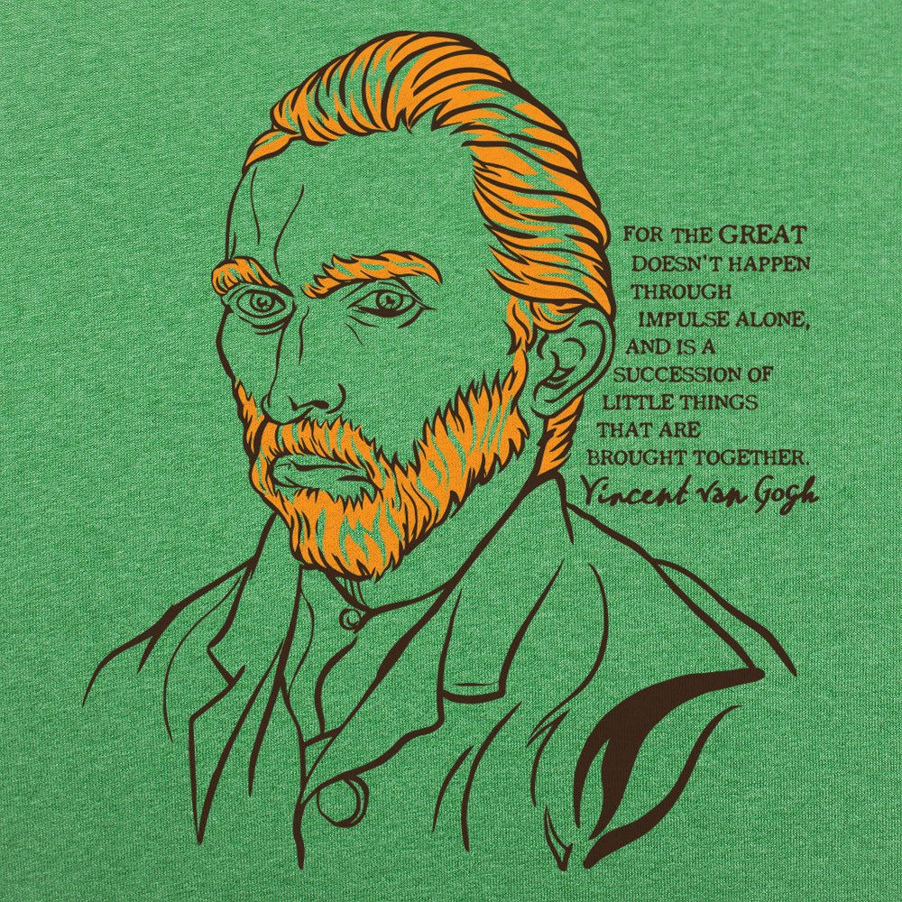 Van Gogh Quote Portrait Illustration