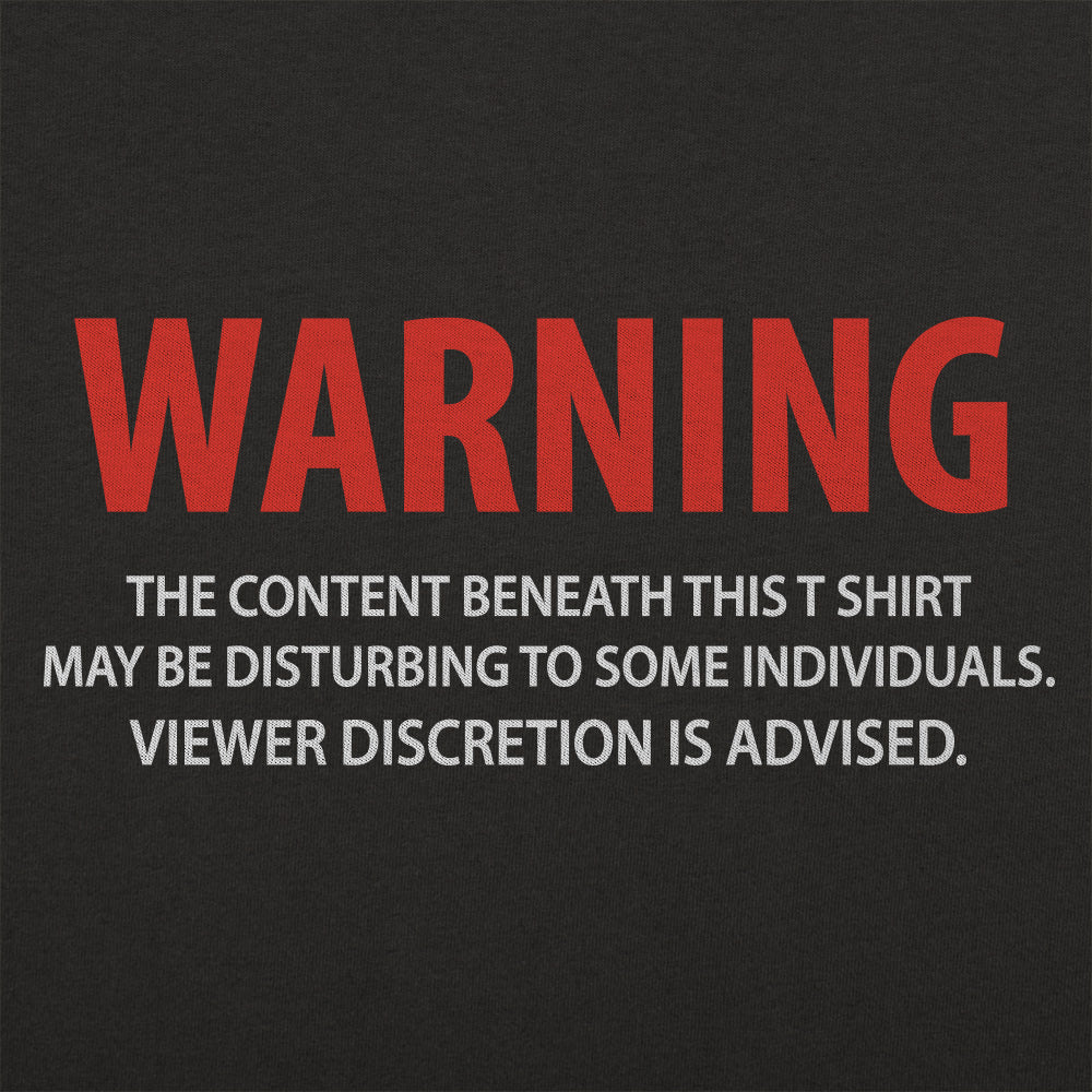 Viewer Discretion Advised Warning Label