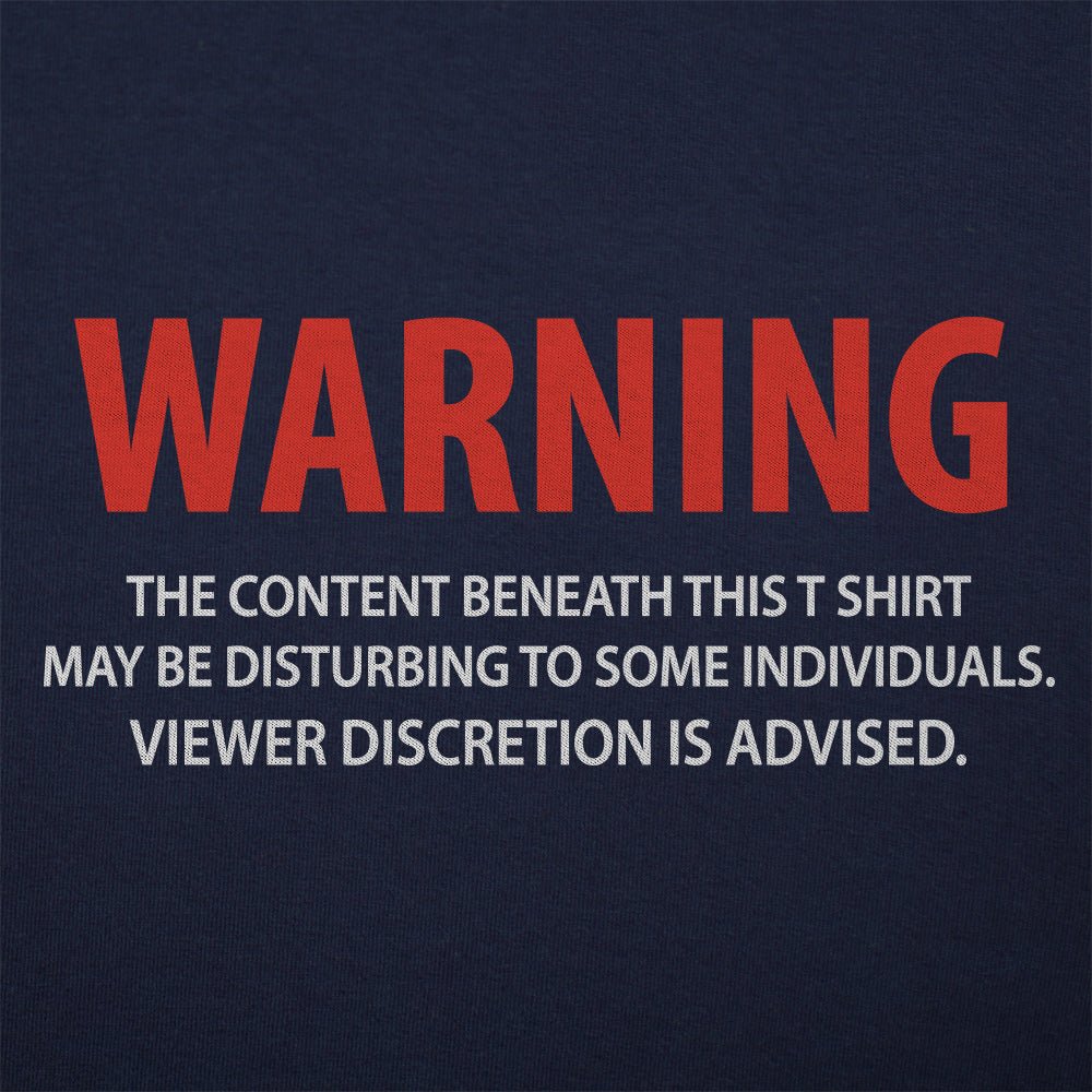 Viewer Discretion Advised Warning Label