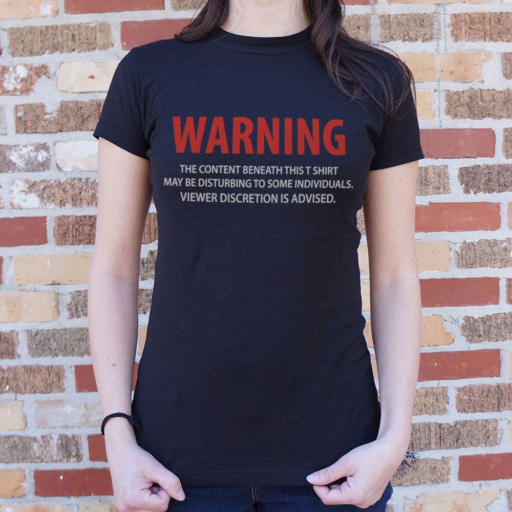 Viewer Discretion Advised Warning Label