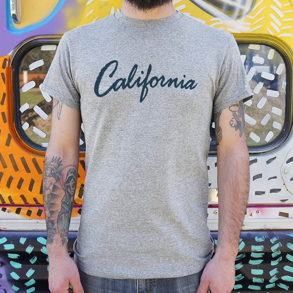 Vintage California Retro Script Logo