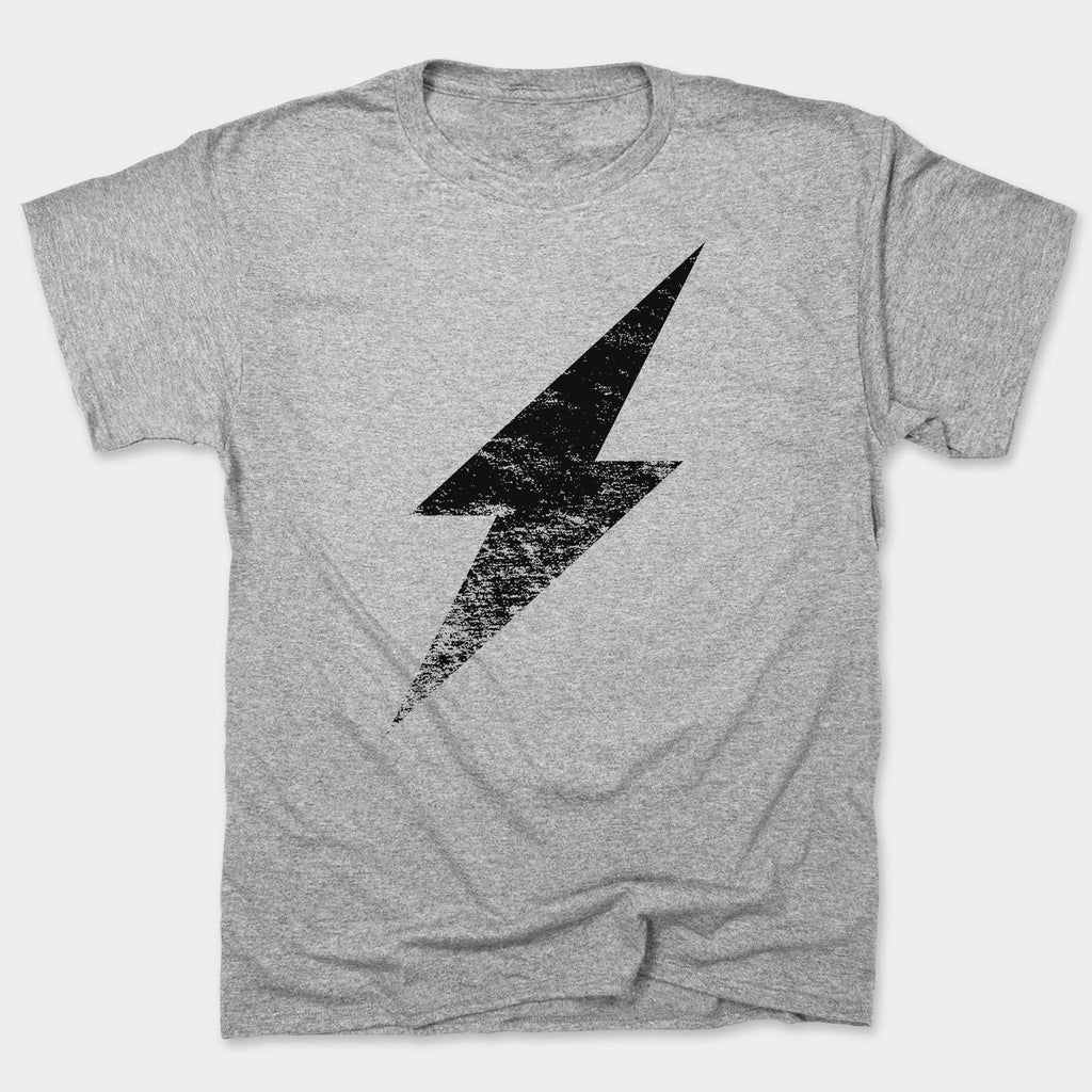 Vintage Lightning Bolt Distressed Retro Graphic