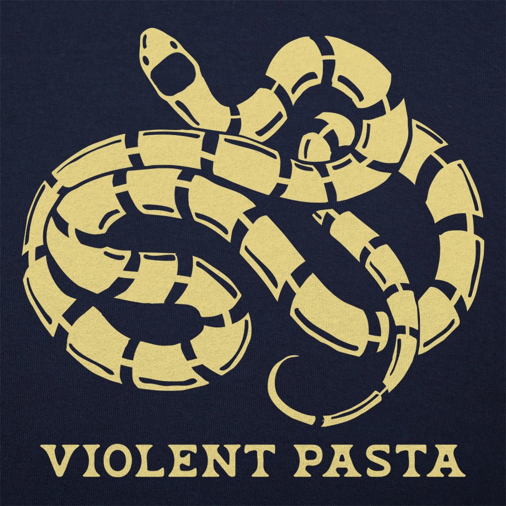 Violent Pasta Coiled Snake Spaghetti Pun