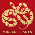 Violent Pasta Coiled Snake Spaghetti Pun