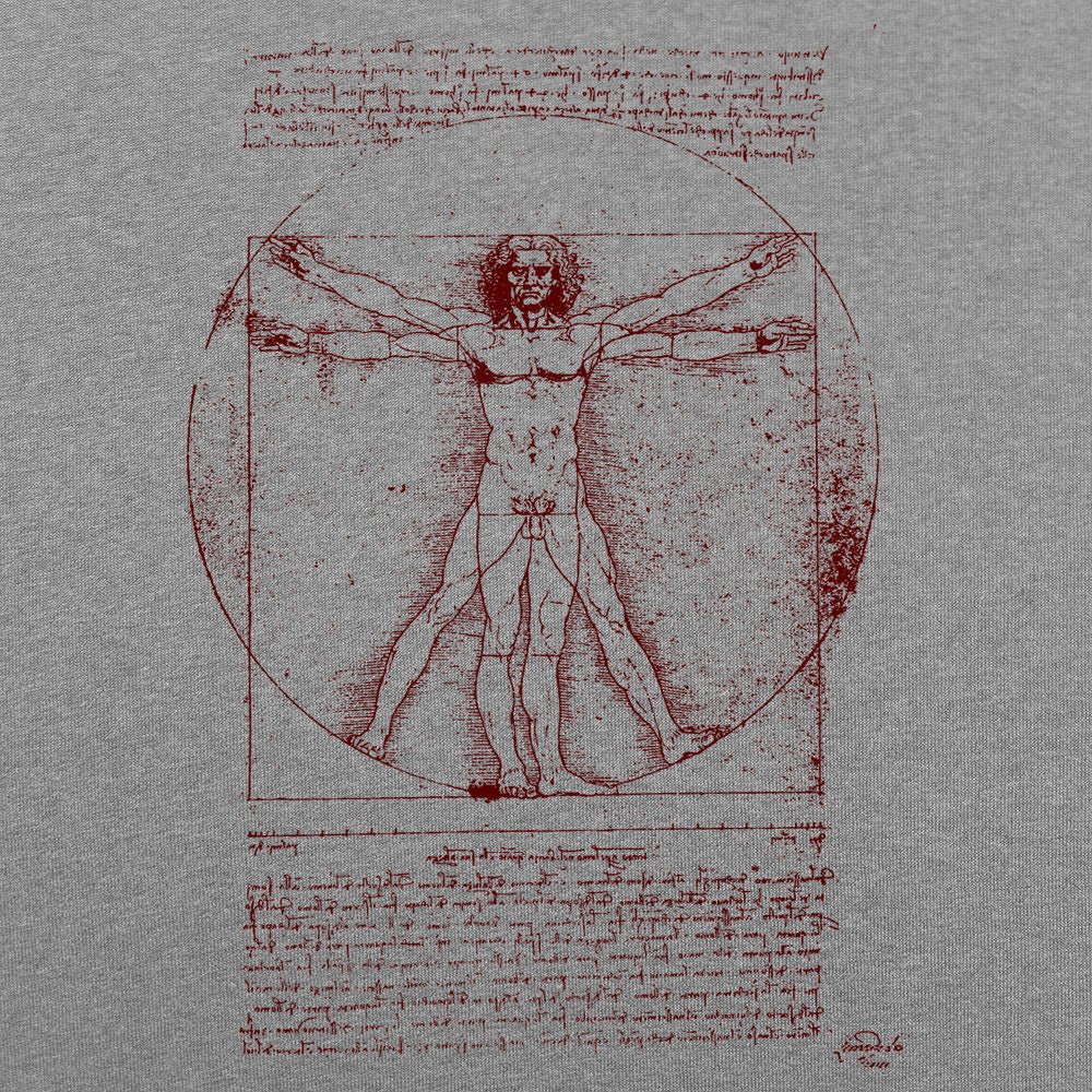 The Vitruvian Man Da Vinci Anatomy Sketch