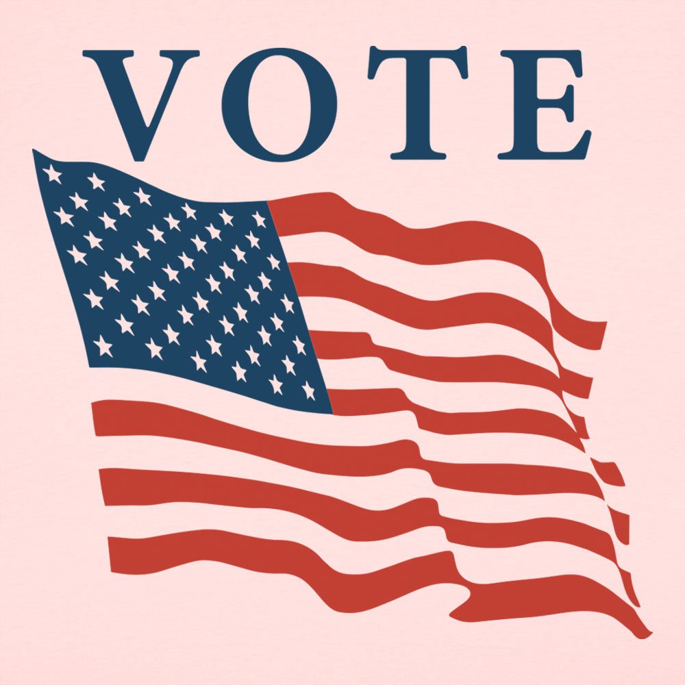 Vote with American Flag