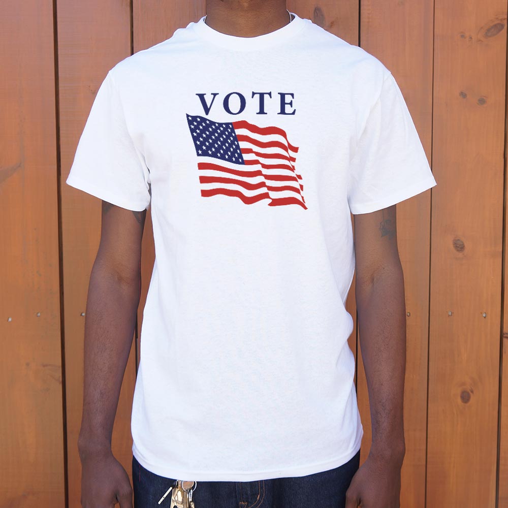 Vote with American Flag