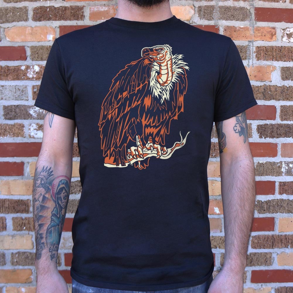 Vulture Perched Illustration