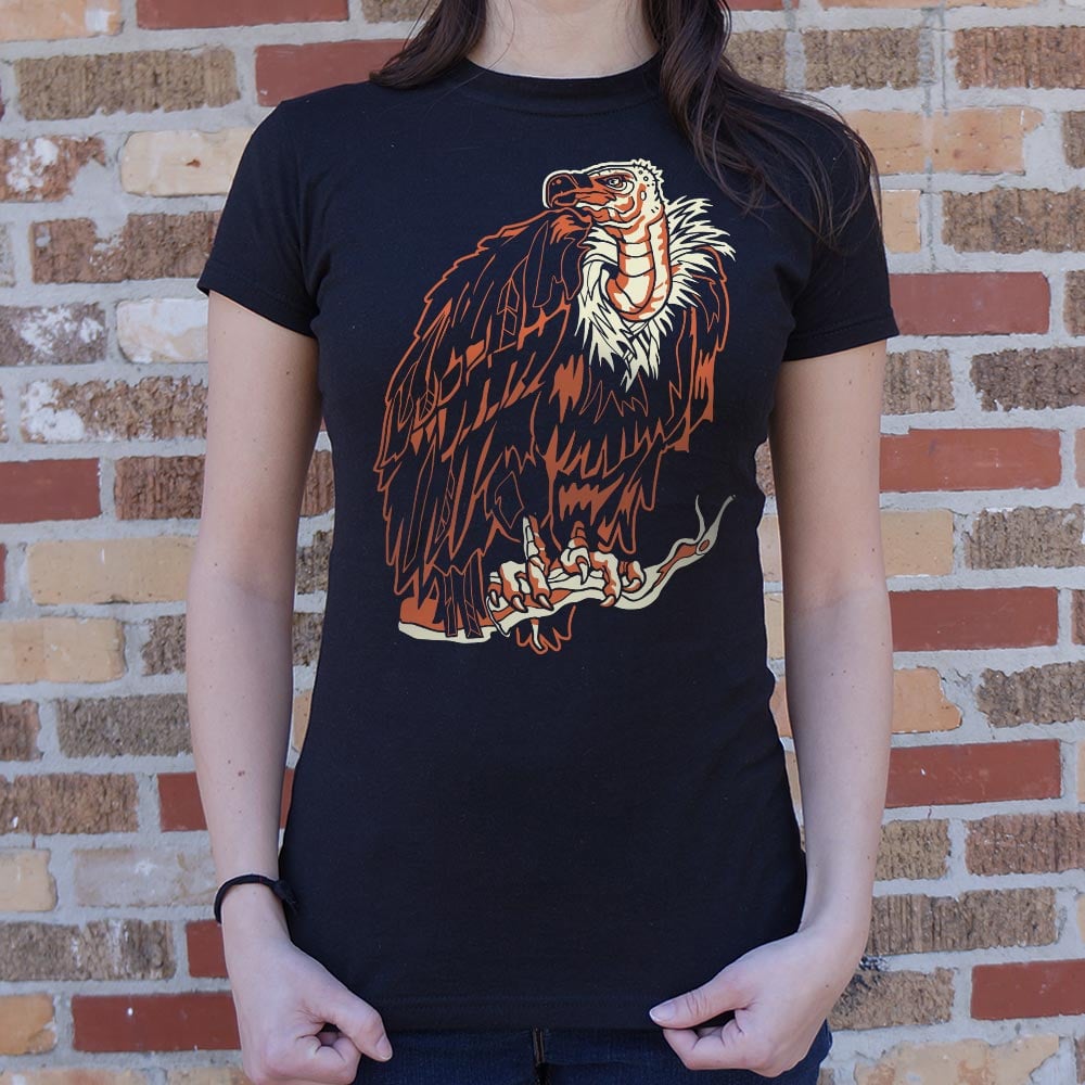 Vulture Perched Illustration
