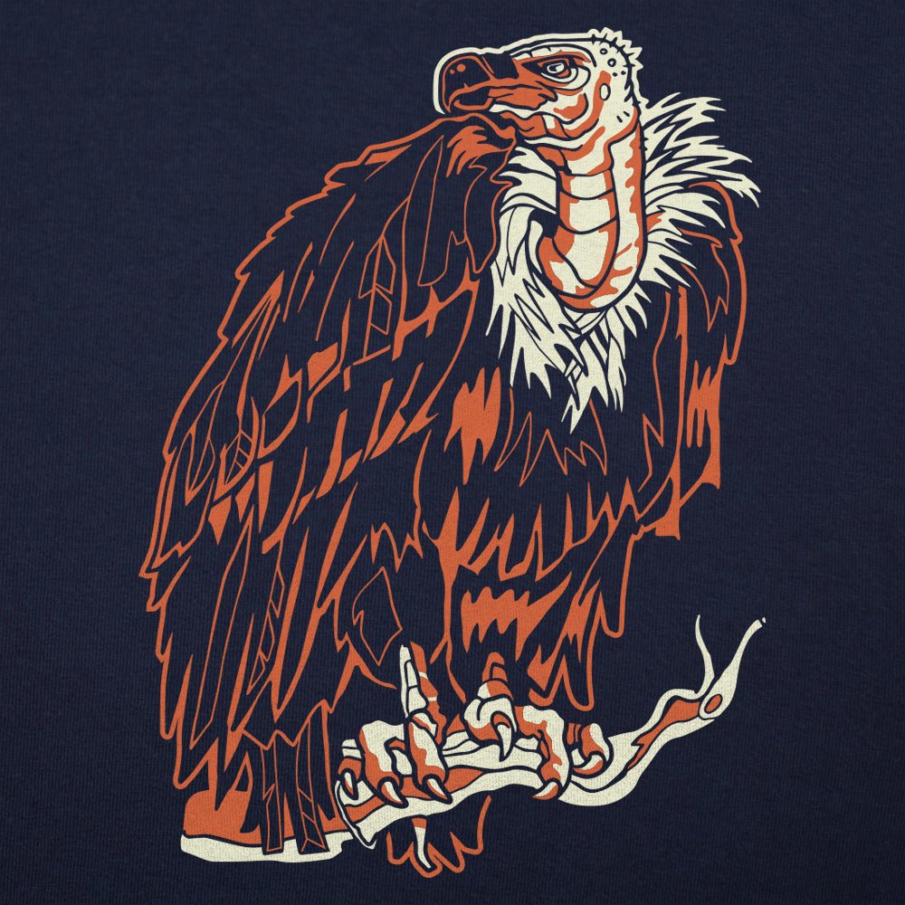 Vulture Perched Illustration