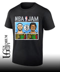 Michael Porter Jr. and Nic Claxton Brooklyn Nets 2026 NBA Jam shirt