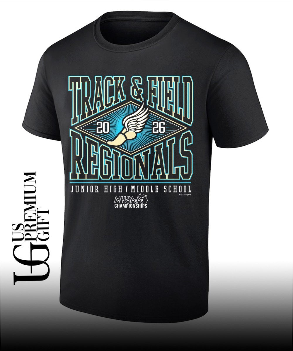 2026 MHSAA Track & Field Junior High Middle School Regionals T-shirt