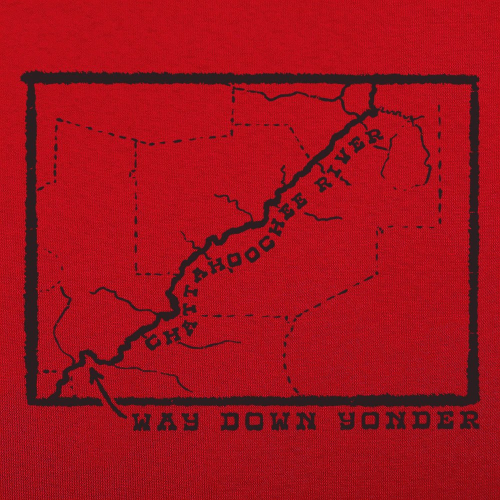 Way Down Yonder Chattahoochee River Map