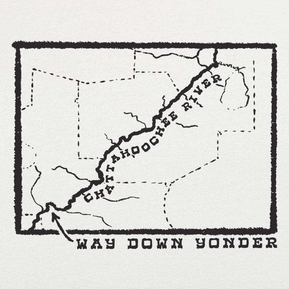 Way Down Yonder Chattahoochee River Map