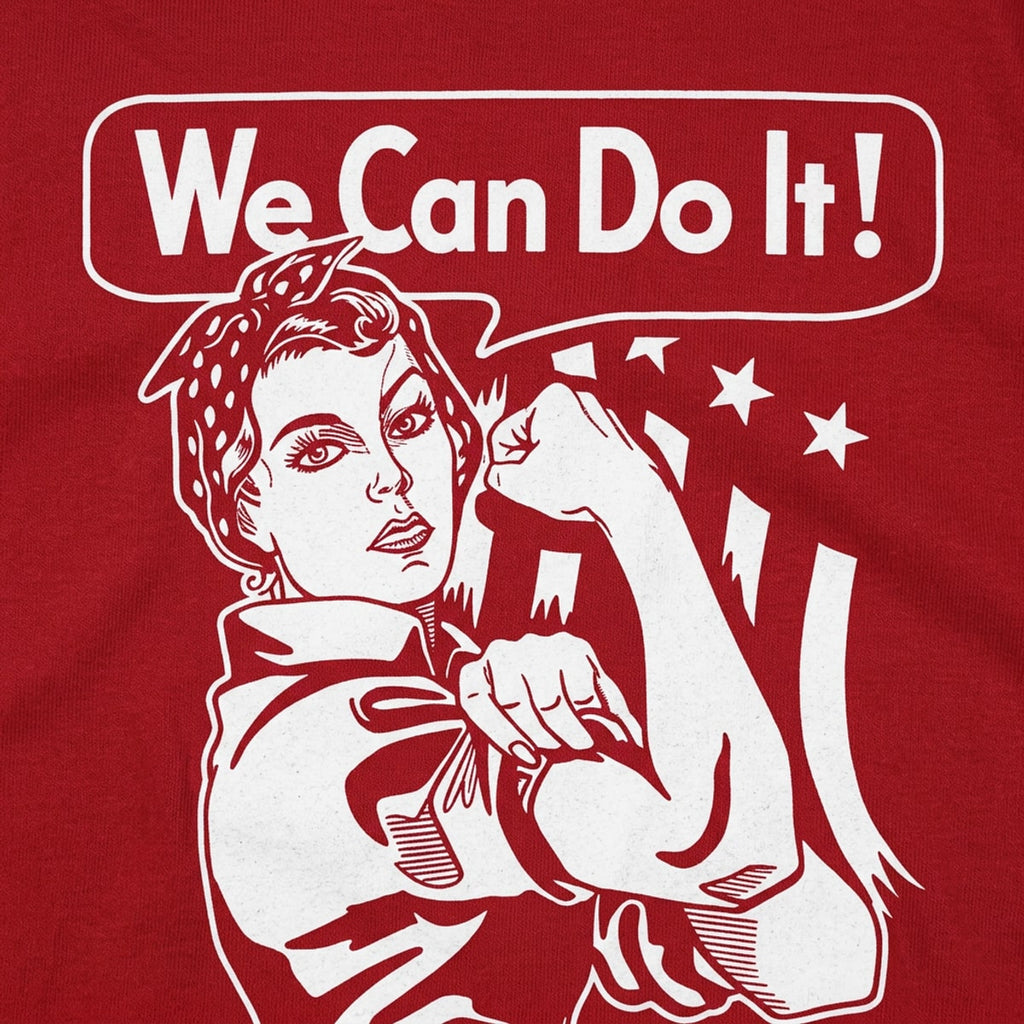 We Can Do It Rosy Riveter Graphic