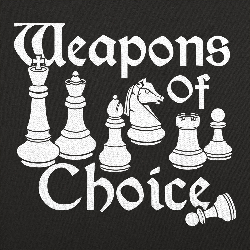 Weapons Of Choice Chess Pieces