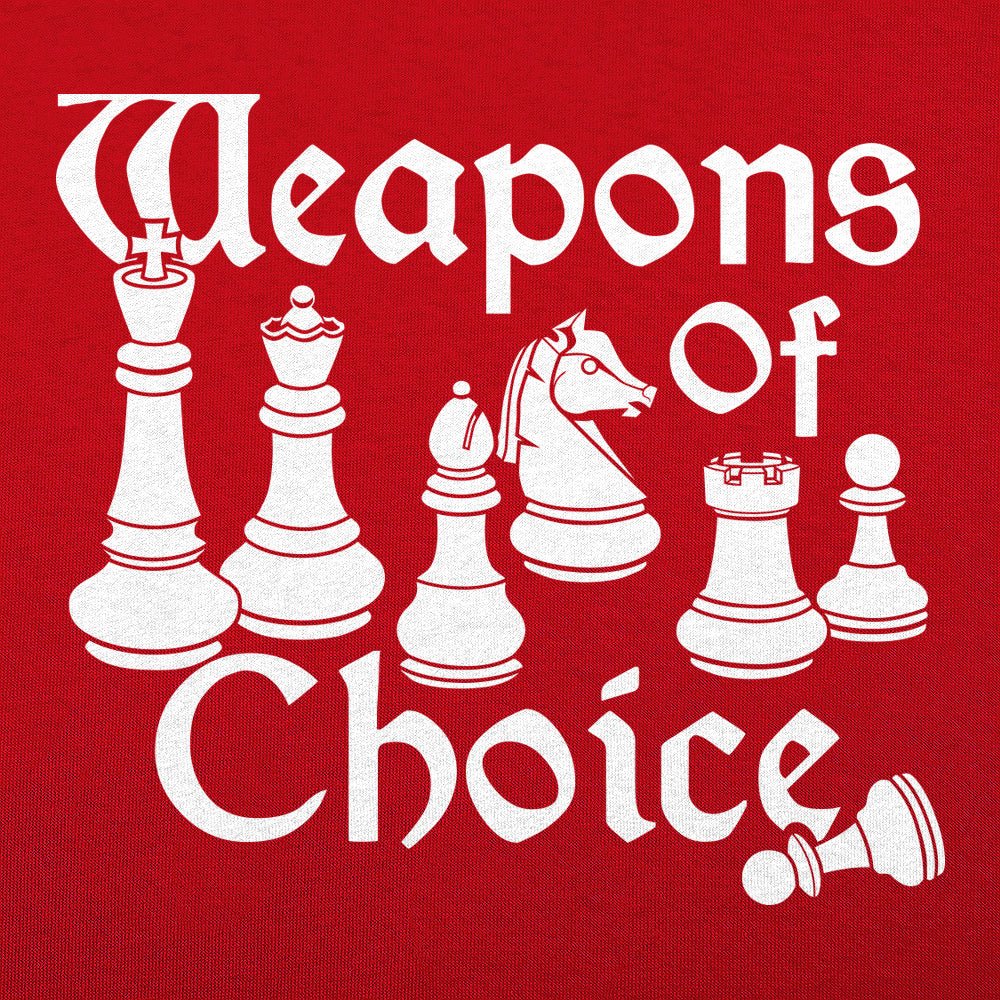 Weapons Of Choice Chess Pieces