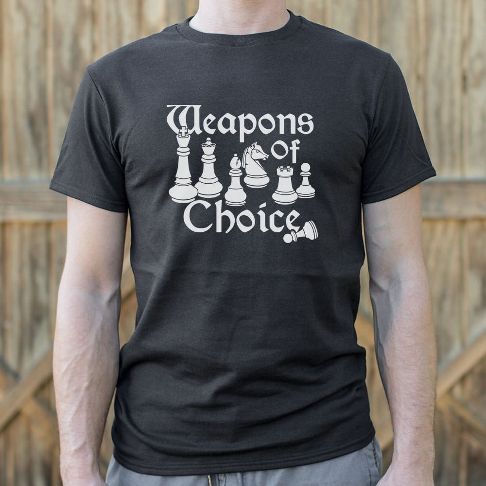 Weapons Of Choice Chess Pieces