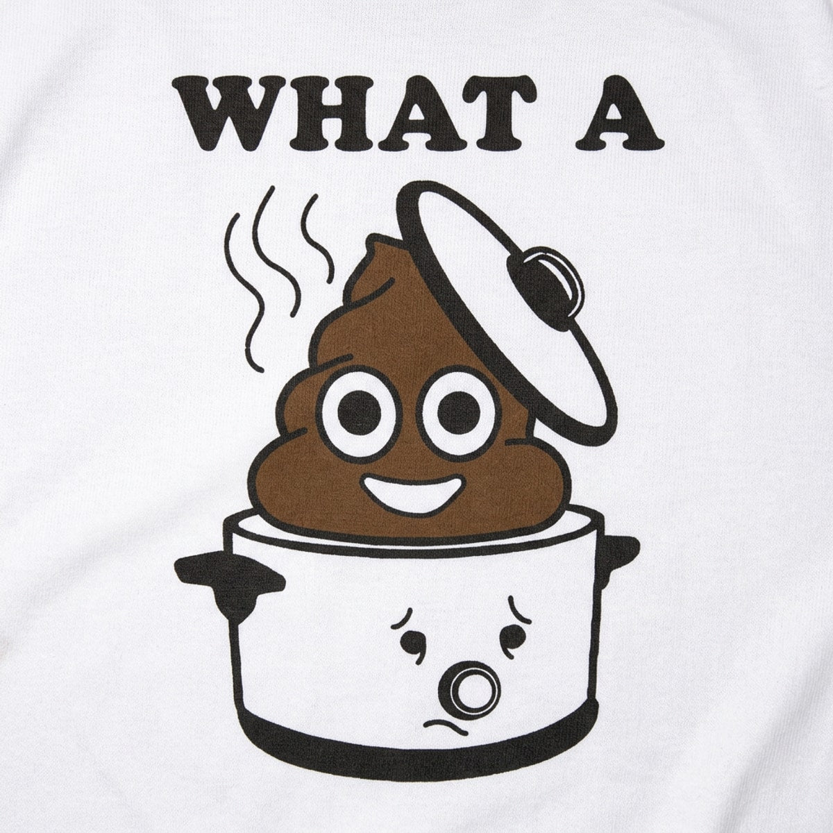 What A Crock Poop Emoji in a Crockpot Pun