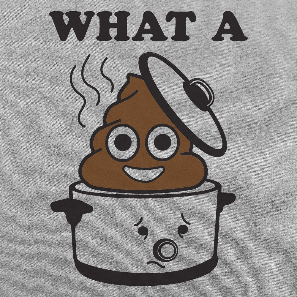 What A Crock Poop Emoji in a Crockpot Pun