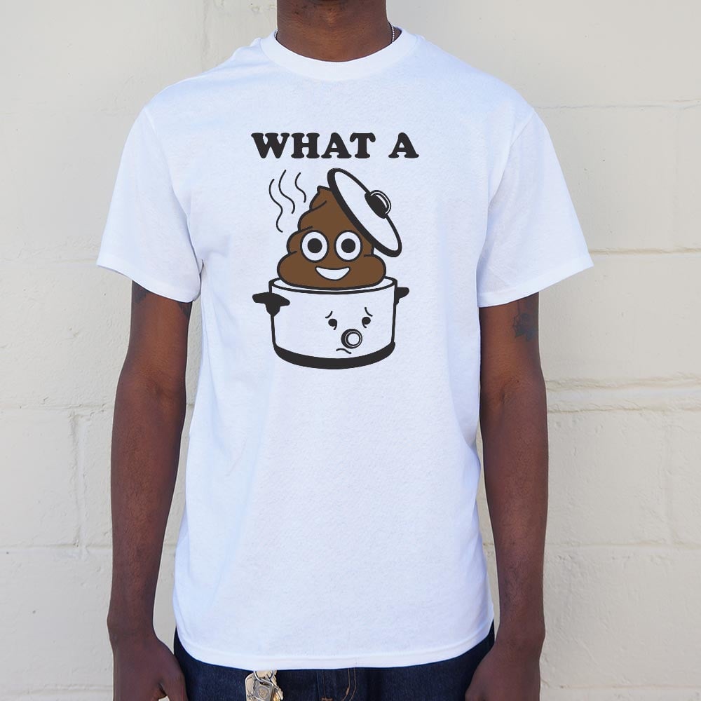What A Crock Poop Emoji in a Crockpot Pun