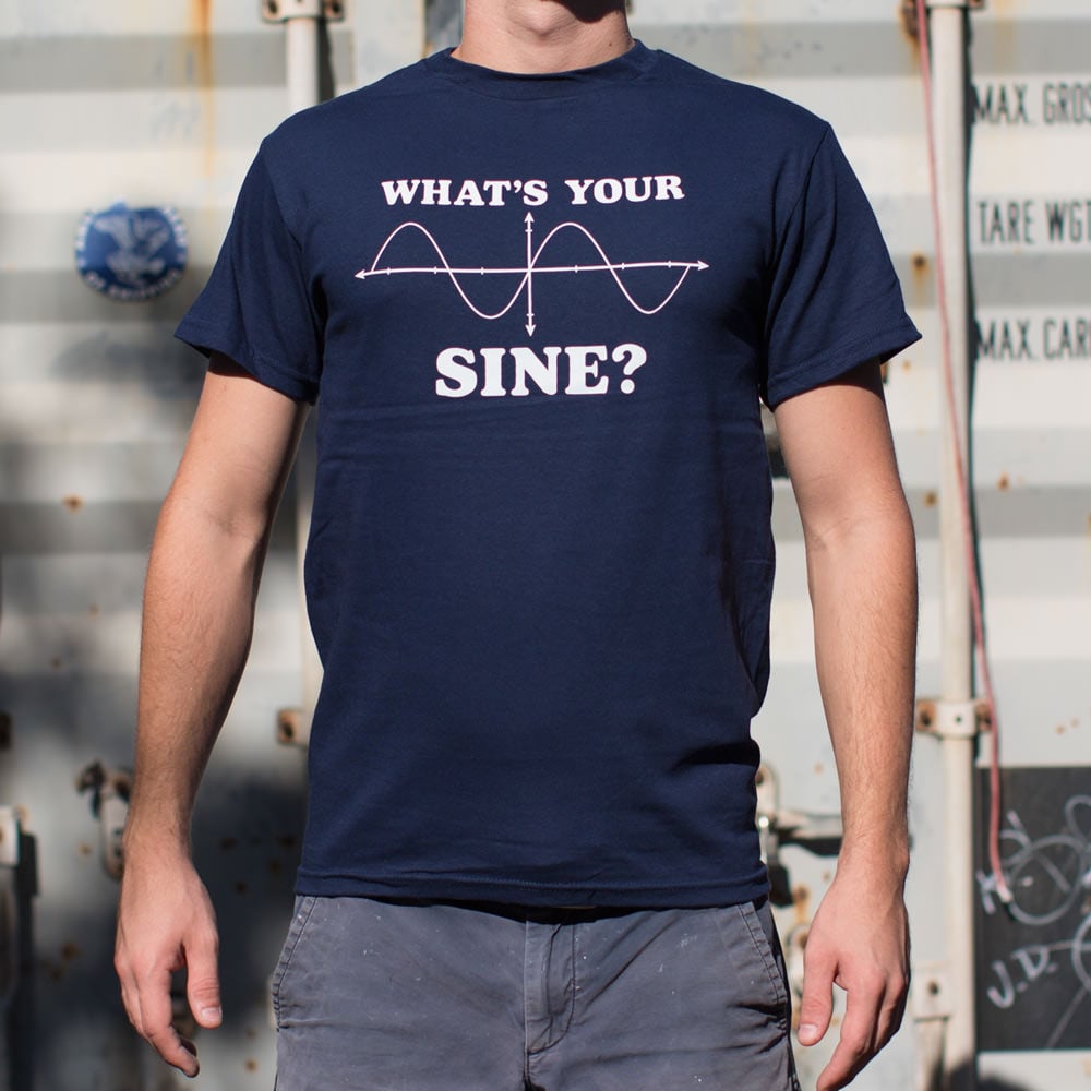 What's Your Sine Math Pun Sine Wave Graph