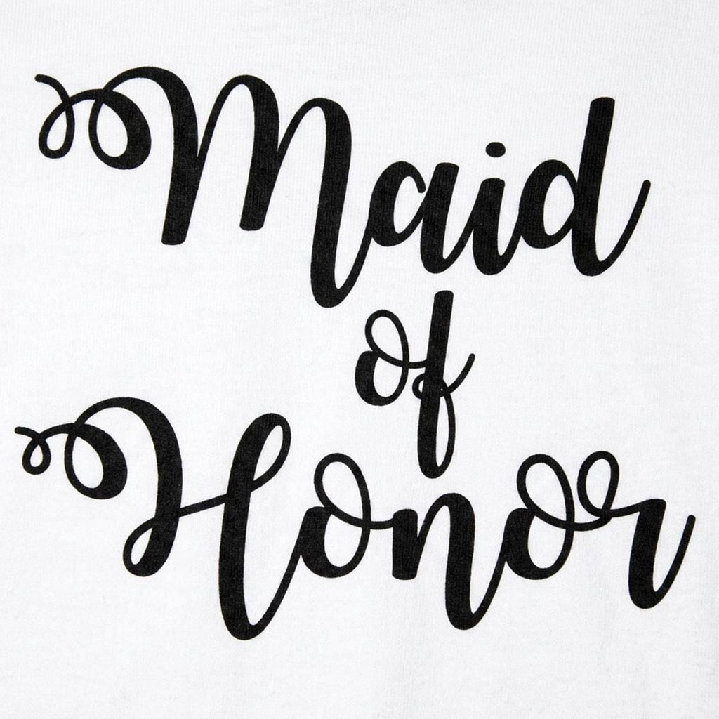 Maid of Honor Elegant Script Wedding Design