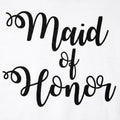 Maid of Honor Elegant Script Wedding Design