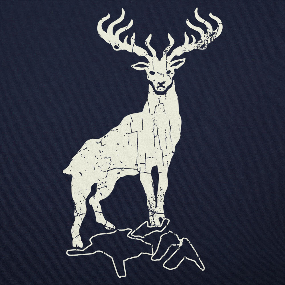 White Hart Majestic White Stag Illustration