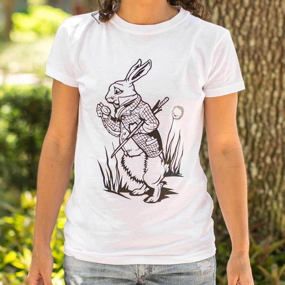 The White Rabbit Checking His Pocket Watch