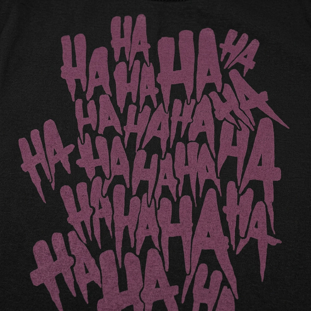 Why So Serious? Laughing HA HA Text Design