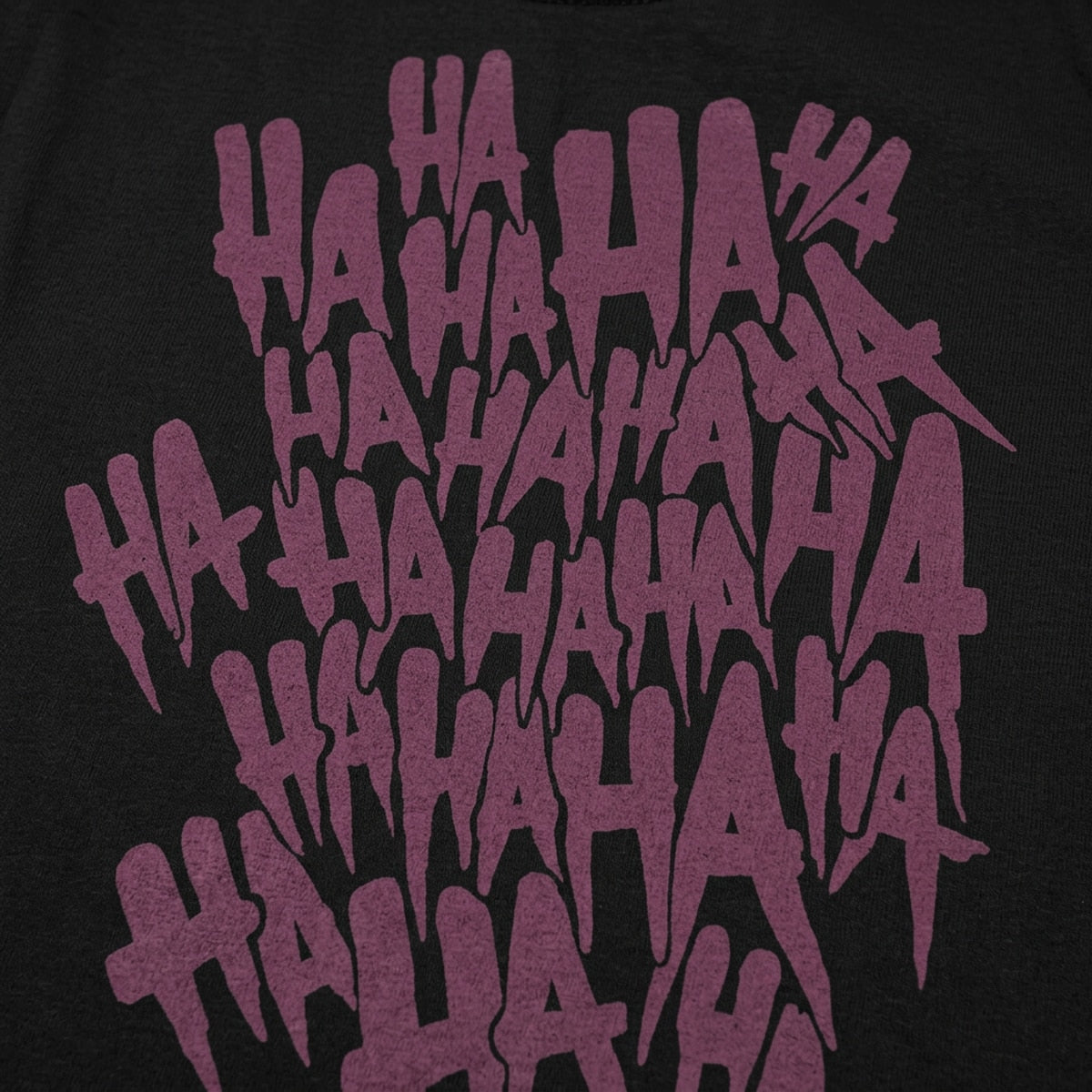 Why So Serious? Laughing HA HA Text Design
