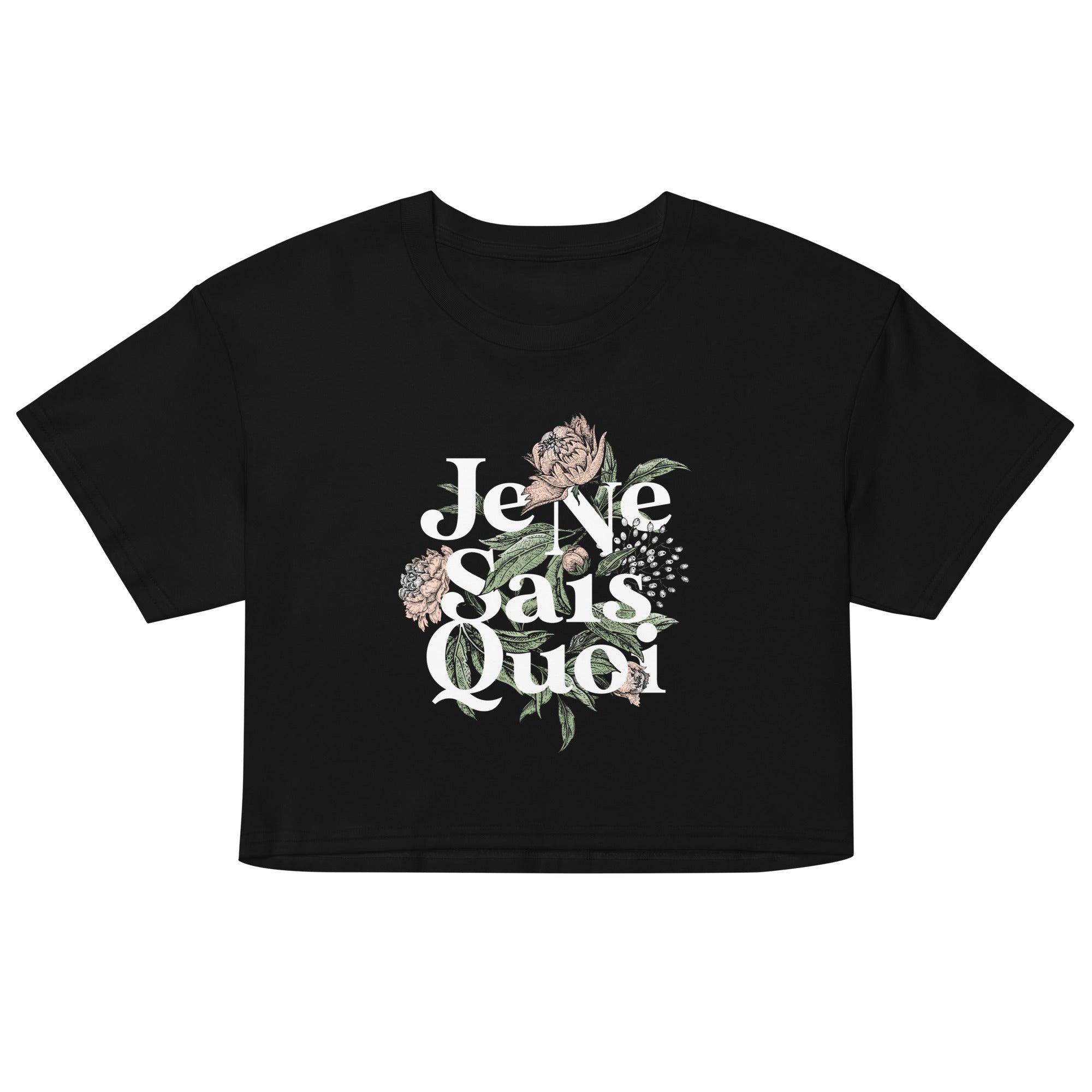 Je Ne Sais Quoi Women's Crop Tee
