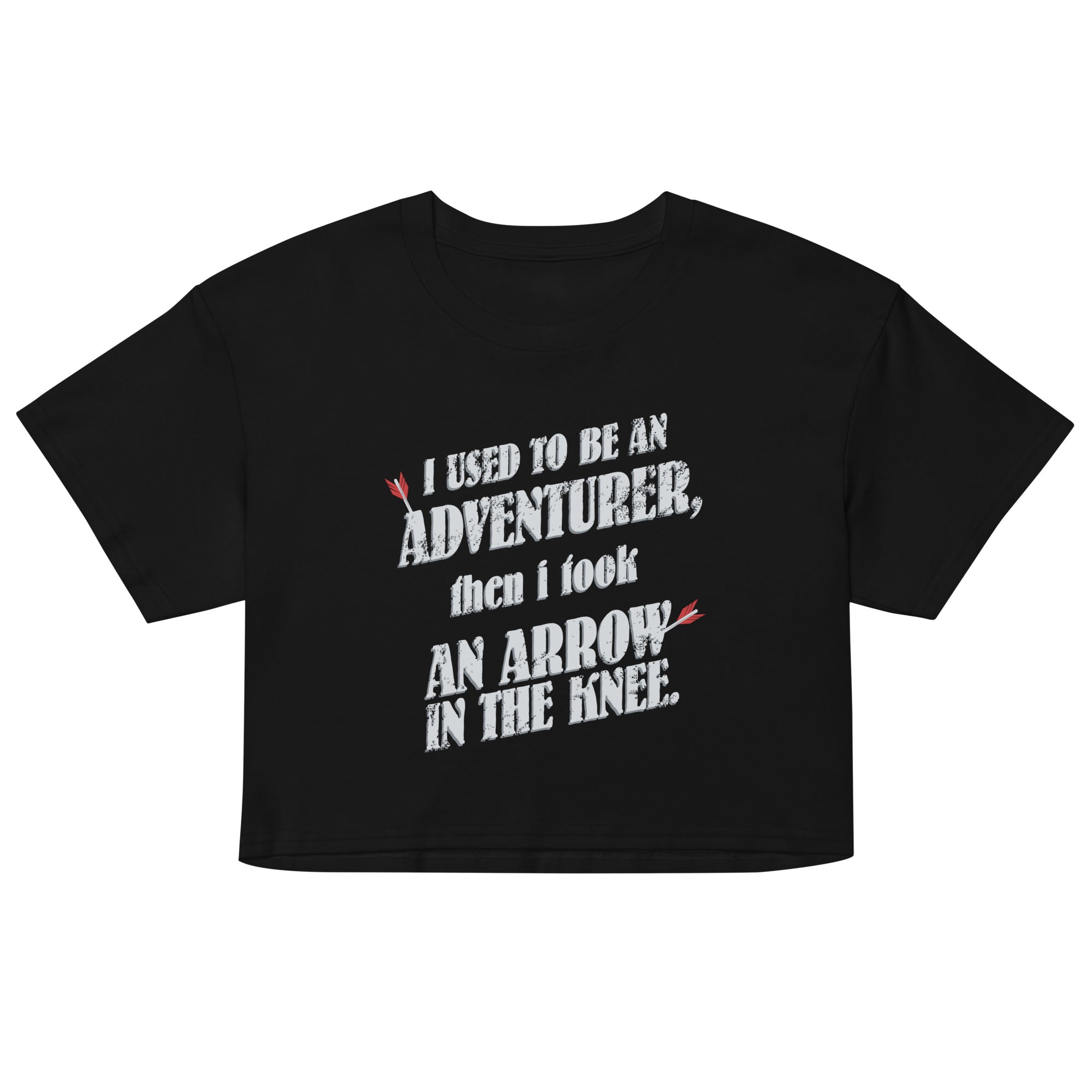 I Used To Be An Adventurer Women's Crop Tee