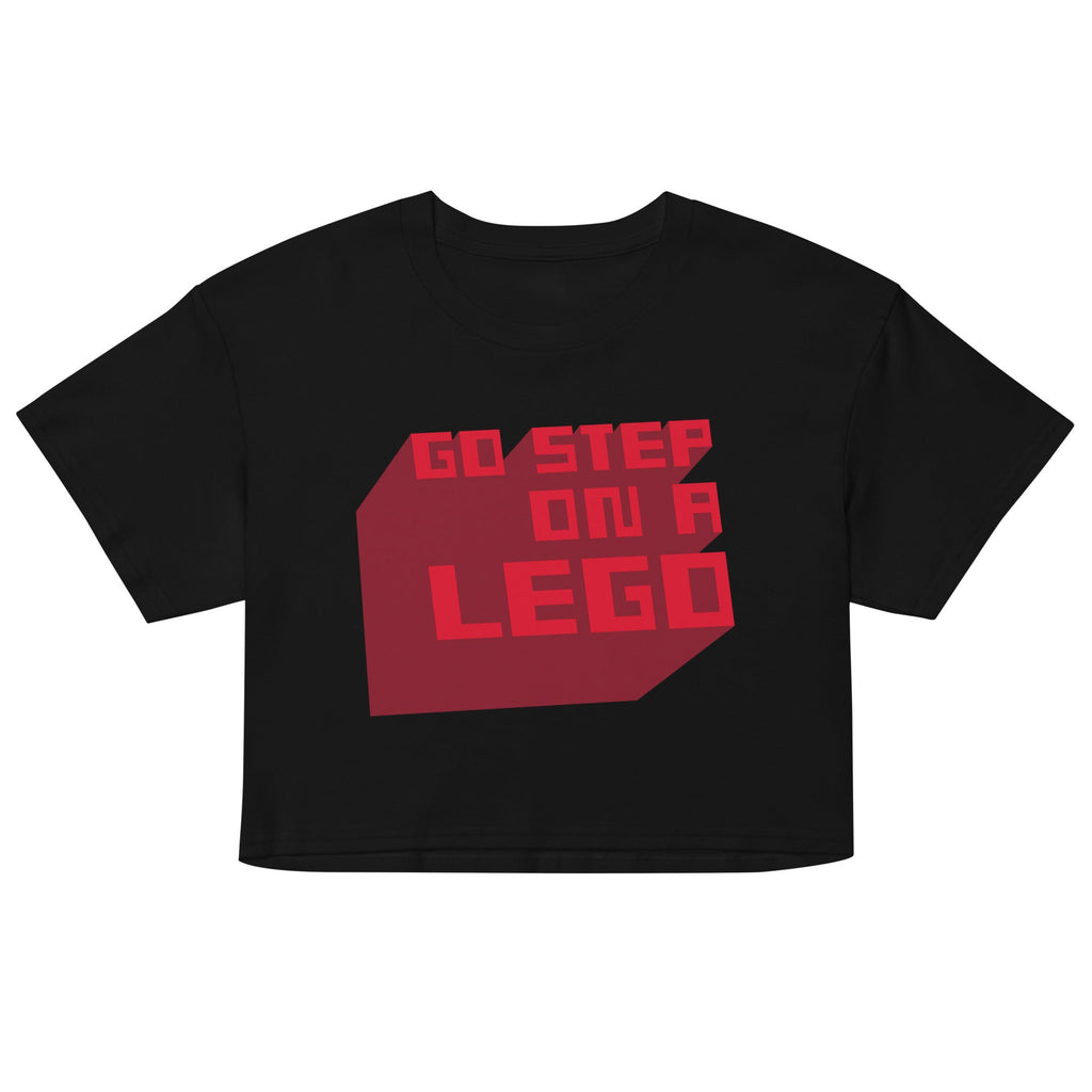 Go Step On A Lego Women's Crop Tee