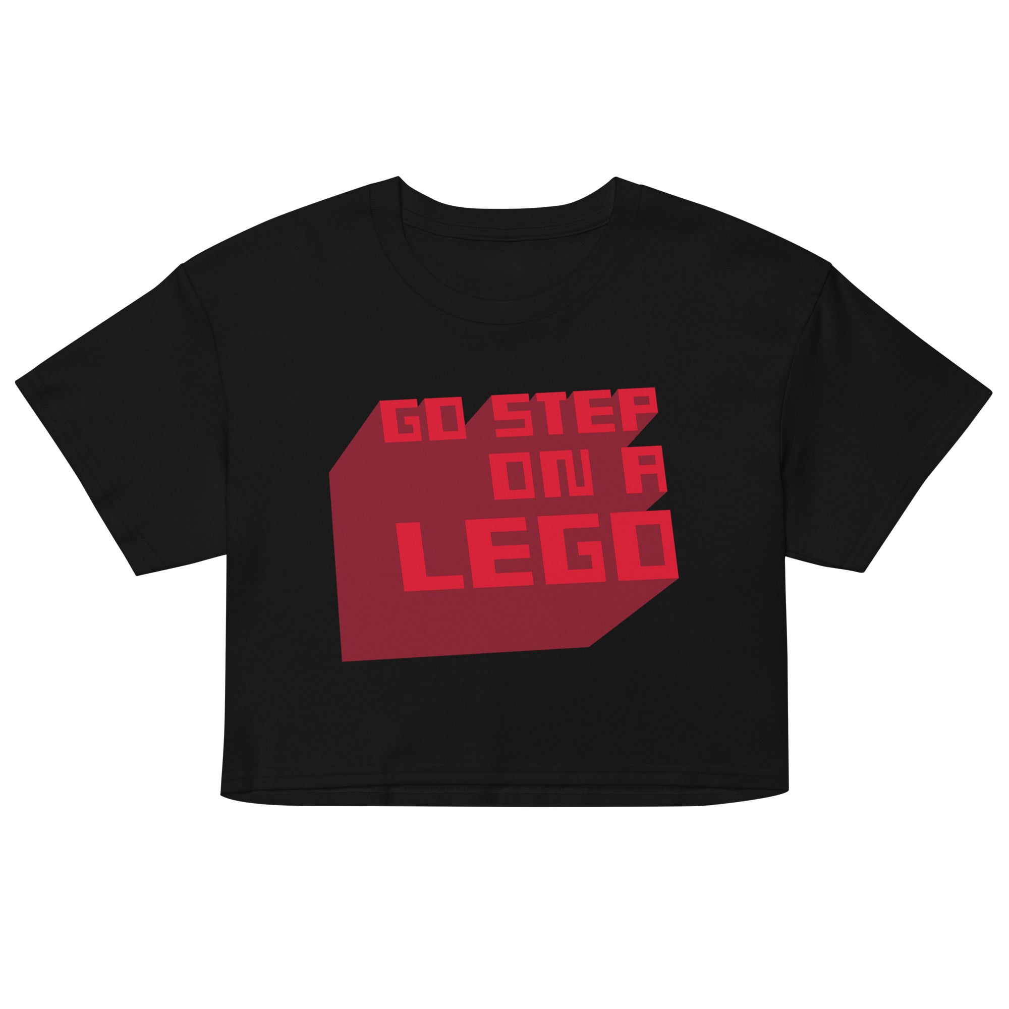 Go Step On A Lego Women's Crop Tee