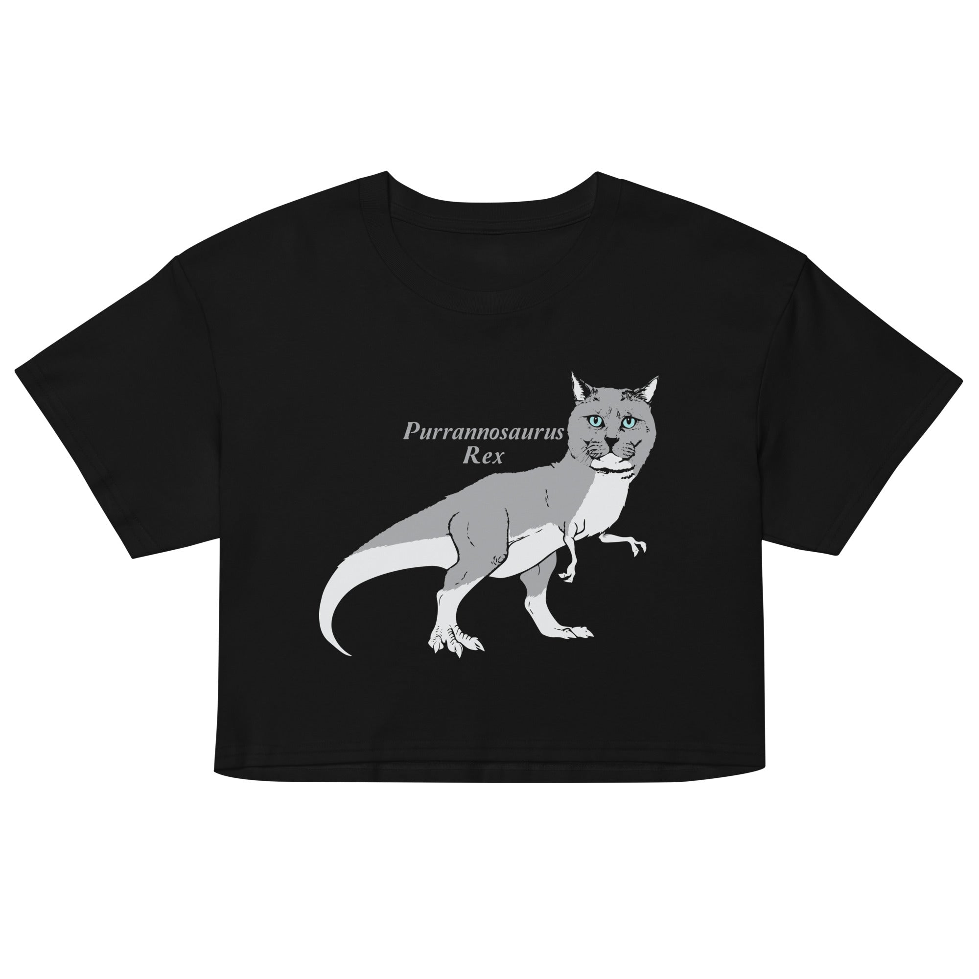 Purrannosaurus Rex Women's Crop Tee