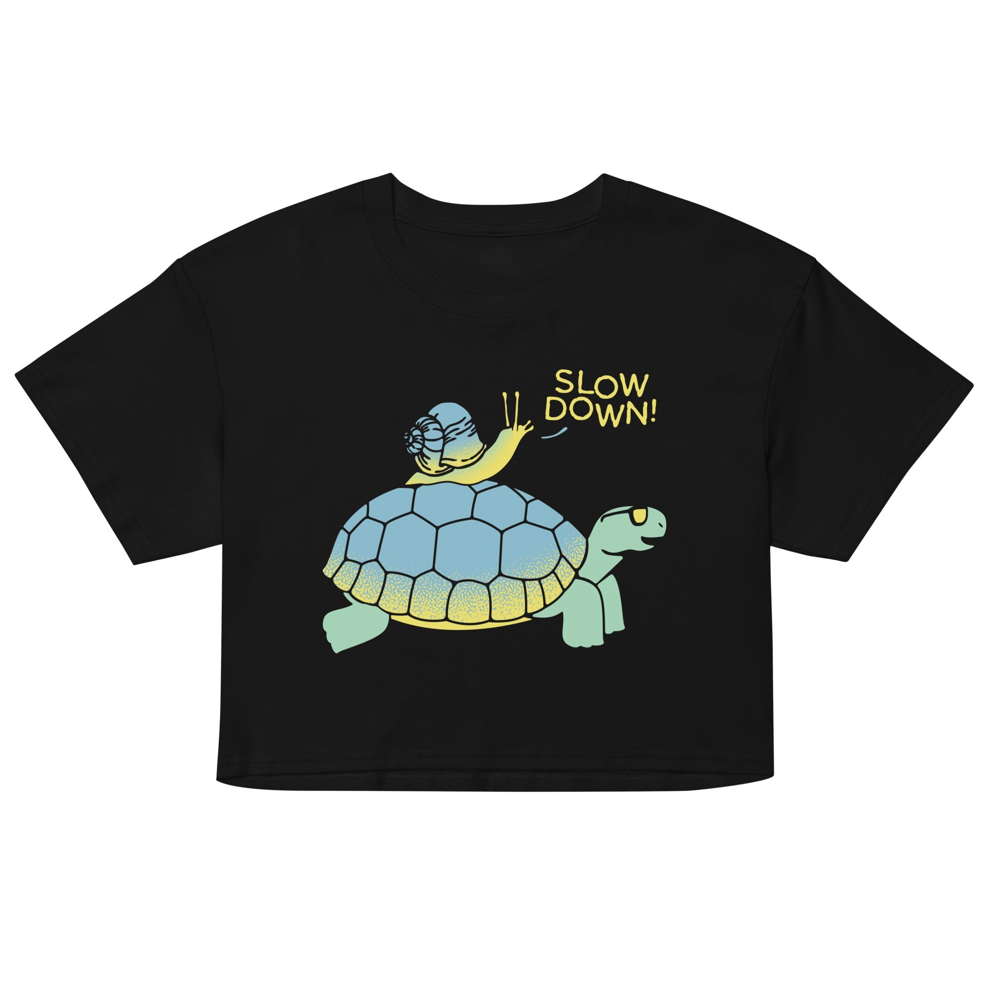 Slow Down! Women's Crop Tee