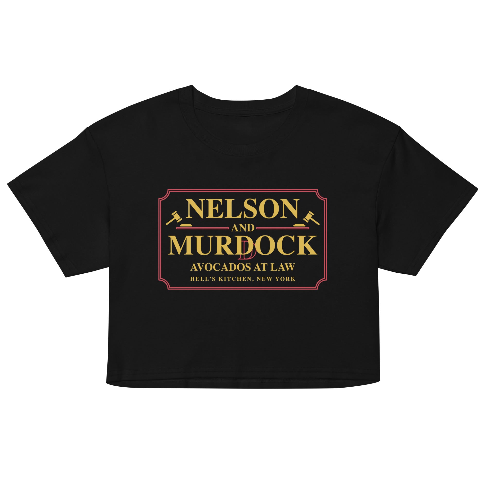Nelson And Murdock Women's Crop Tee