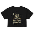 Night Owl Book Club Women's Crop Tee