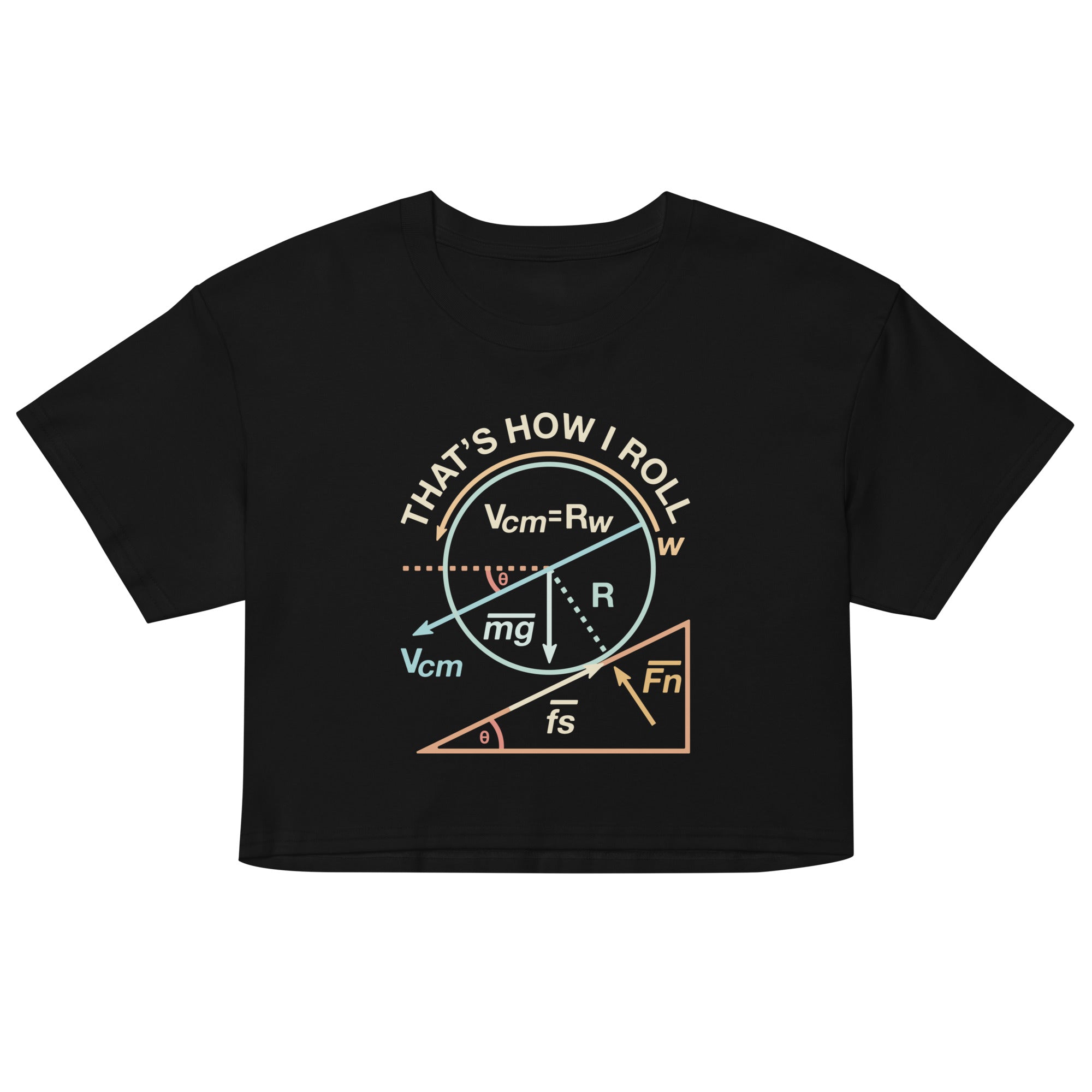 That's How I Roll Women's Crop Tee
