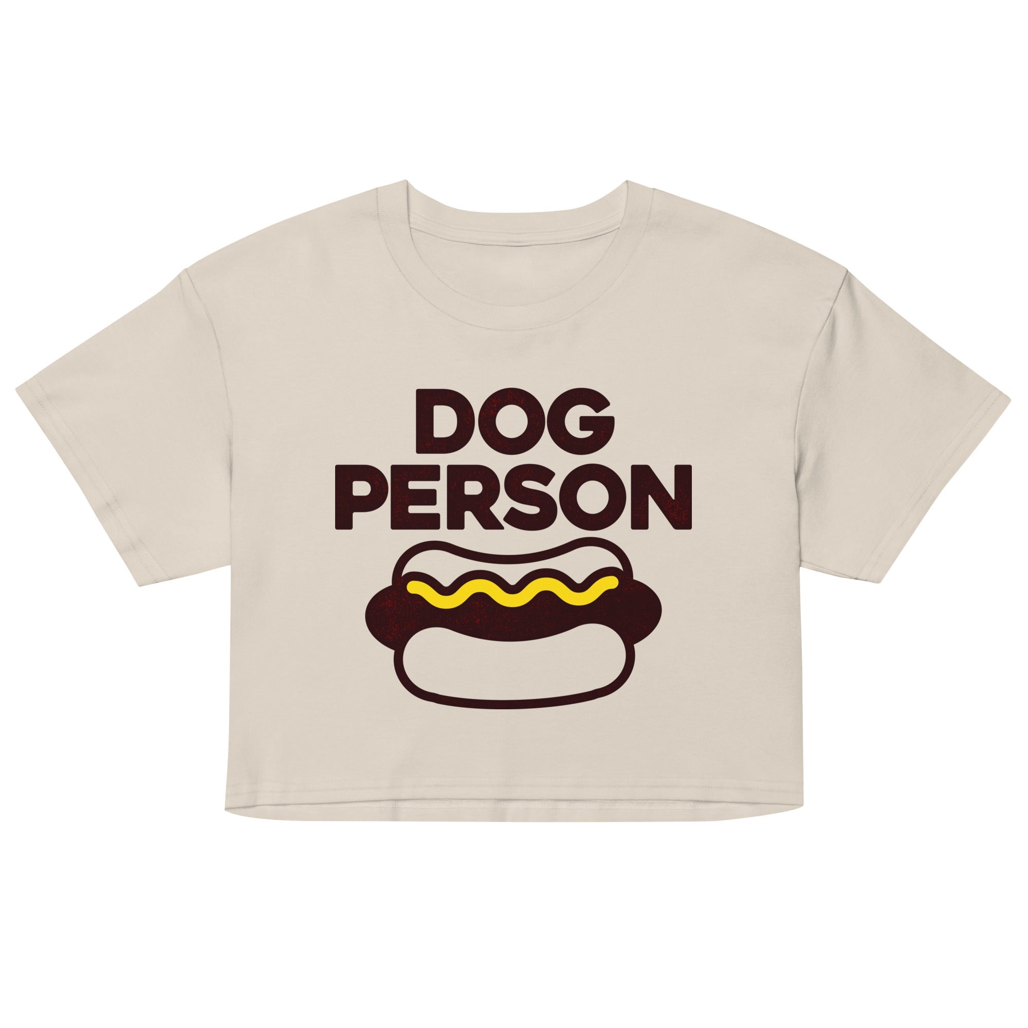 Dog Person Women's Crop Tee