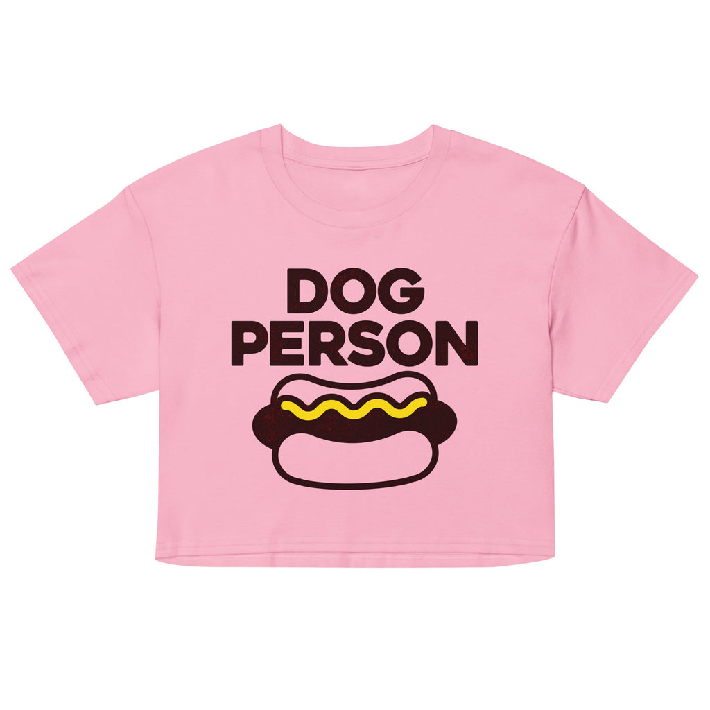Dog Person Women's Crop Tee