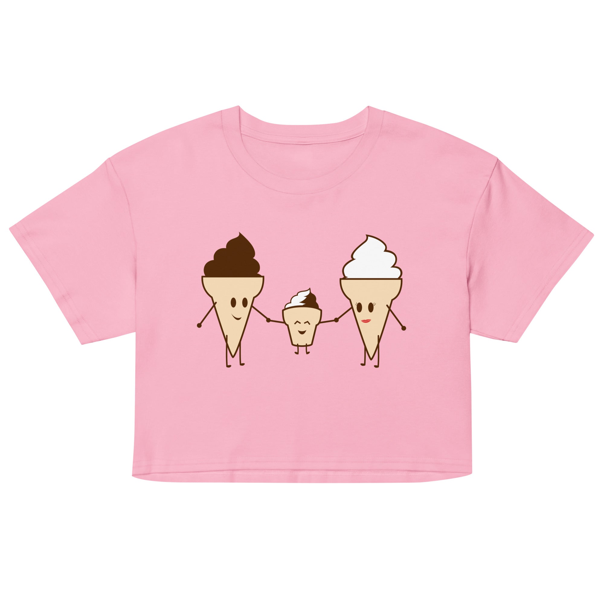 Ice Cream Family Women's Crop Tee