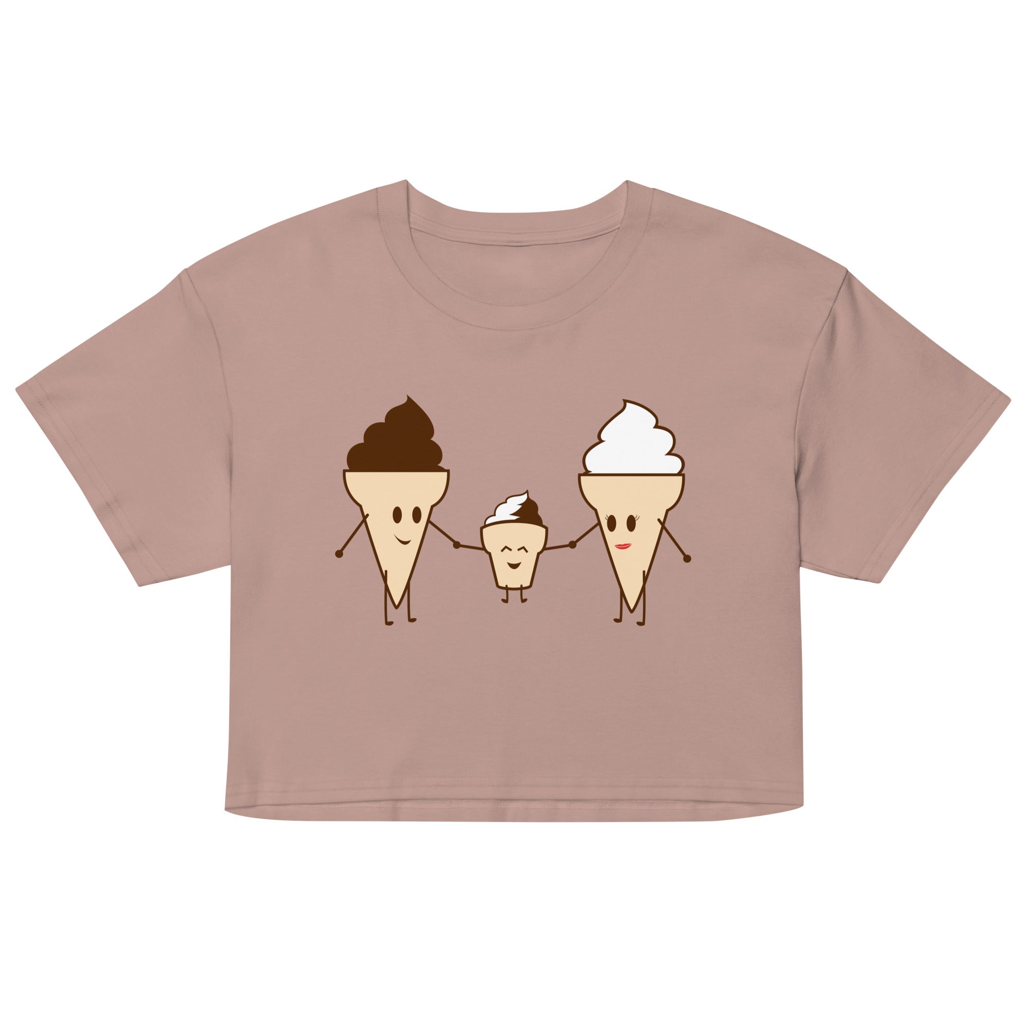 Ice Cream Family Women's Crop Tee