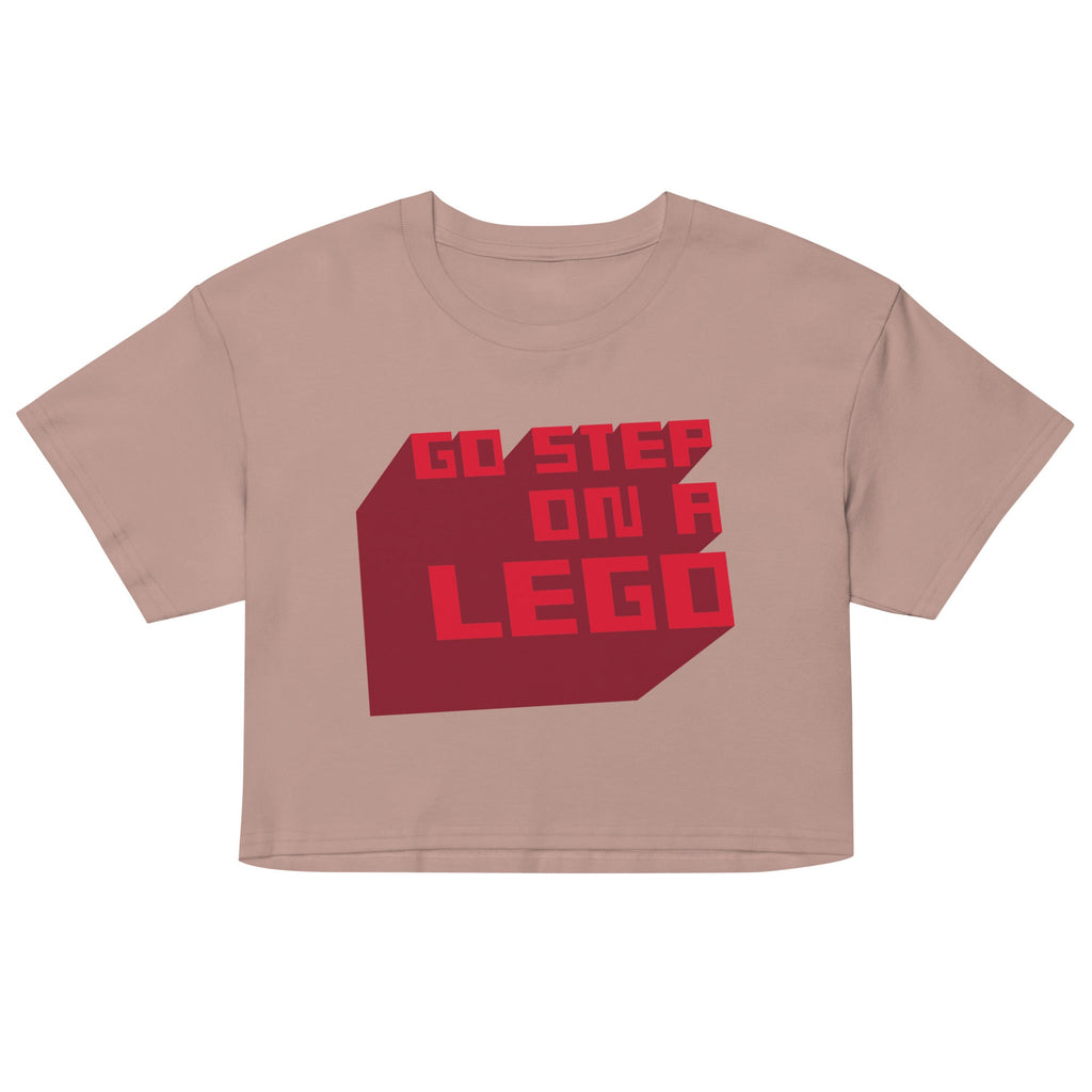 Go Step On A Lego Women's Crop Tee