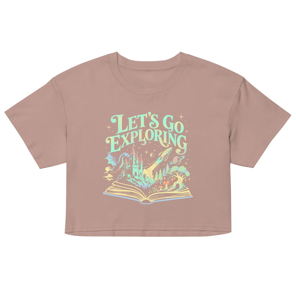 Let's Go Exploring Women's Crop Tee
