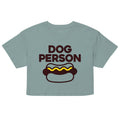 Dog Person Women's Crop Tee