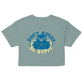 Don't Hurry Be Happy Women's Crop Tee