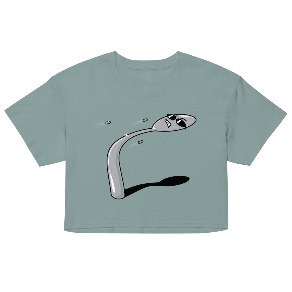 There Is No Spoon Women's Crop Tee